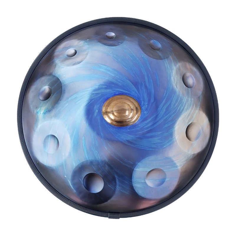 Handpan "Planet Blue" 10 Notes – D Minor Kurd Mein Handpan