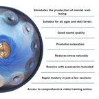 Handpan "Universe" 9/10 Notes – D Minor Mein Handpan