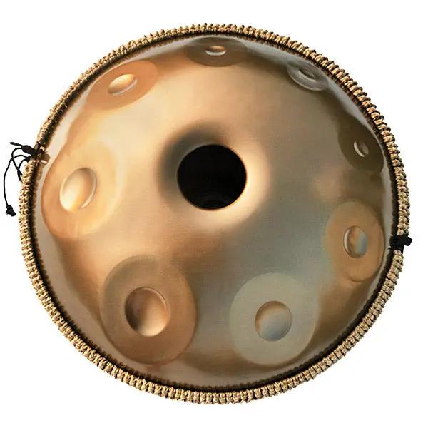 Handpan "Gold" 17 Notes – D Minor Kurd Mein Handpan